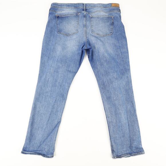 Express Womens Plus 18R Skinny Mid-Rise Medium Wash Denim Blue Jeans - Picture 2 of 12